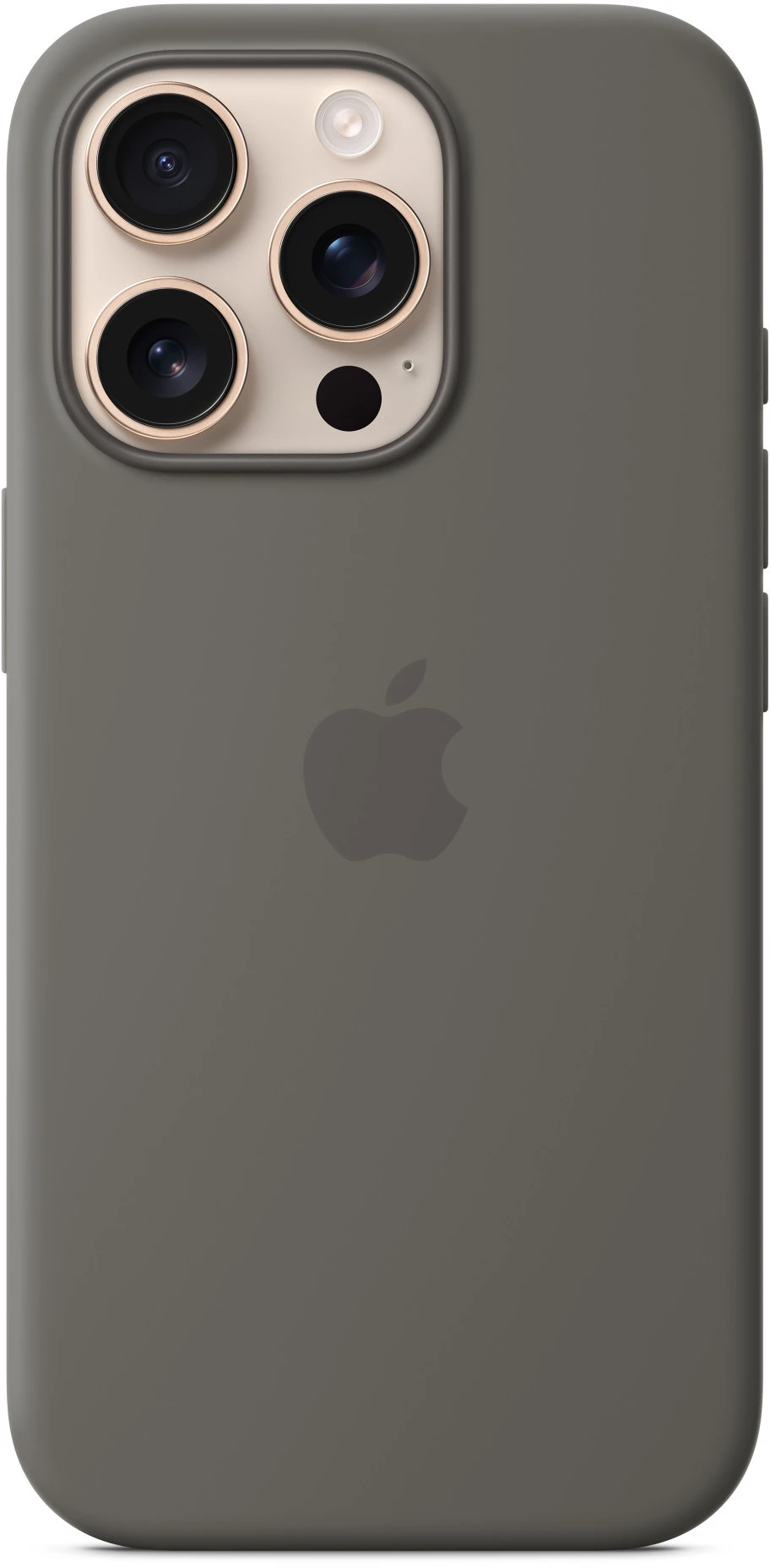 Apple iPhone 16 Pro Silicone Case MagSafe Stone Gray
