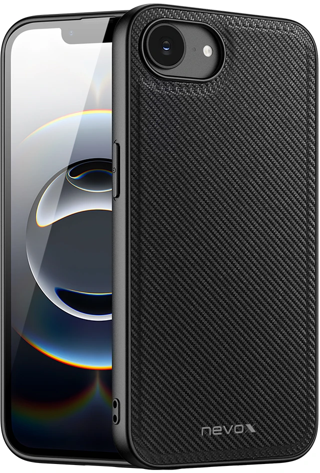 Nevox StyleShell NYLO iPhone 17e/16e Schwarz