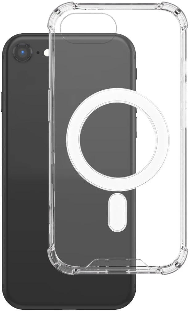 4Smarts Hybrid Case Ibiza für Apple iPhone 17e/16e MagSafe-kompatibel Transparent